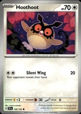 HOOTHOOT 126/162 Pokemon Card Temporal Forces Near Mint