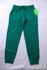 HH Works By Healing Hands Women's Renee Jogger Scrub Pants BL1 Hunter Size XS