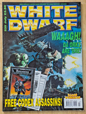 White Dwarf 235 Games Workshop Warhammer 40K Magazin 1999 Codex Orks