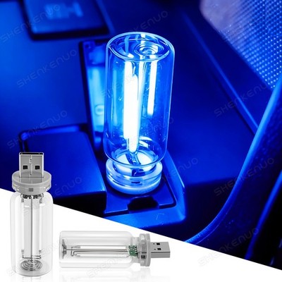 Car USB Night Light Touch Dimmable LED Filament Lamp, USB Interior Car Light
