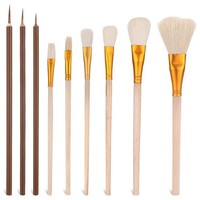 9Er Set Keramikglasur-Pinsel Eurowagens FüR Keramik Acrylmalerei