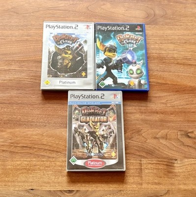 PlayStation 2 Ratchet & Clank 1 + 2 + Gladiator - Dreierpack - PS2 - Defekt!?