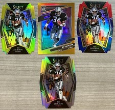 Lot (4) 2021 Bo Jackson Panini Variation Cards Incl One Prizm /199 Raiders
