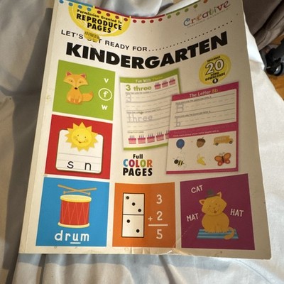Let s Get Ready for Kindergarten Workbook Full Color Preschool Beginner 2020 28p