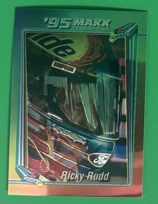 1995 Maxx Premier Plus Chromium Ricky Rudd #10 NASCAR