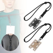 Hard ID Badge Holder Work Badge Cover for Driver's Licence Credit Cards