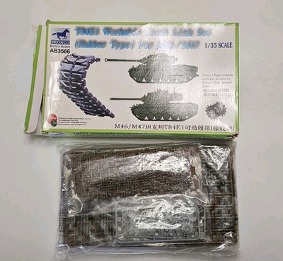 Bronco AB3566 T84E1 Workable Track Link set (Rubber) for M46/M47 - 1/35 Kit