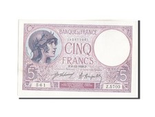 [#209853] Banknote, France, 5 Francs, 5 F 1917-1940   Violet  , 1920, 1920-12-06
