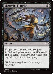 Masterful Flourish 89 Secrets of Strixhaven Foil Common