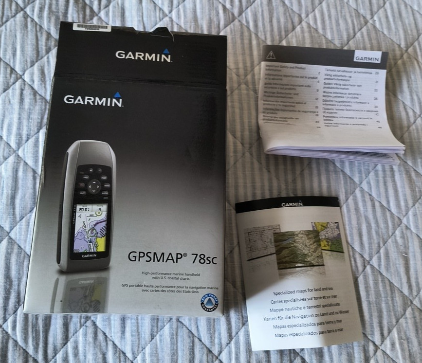 Garmin GPSMAP 78sc Handheld Waterproof GPS Receiver