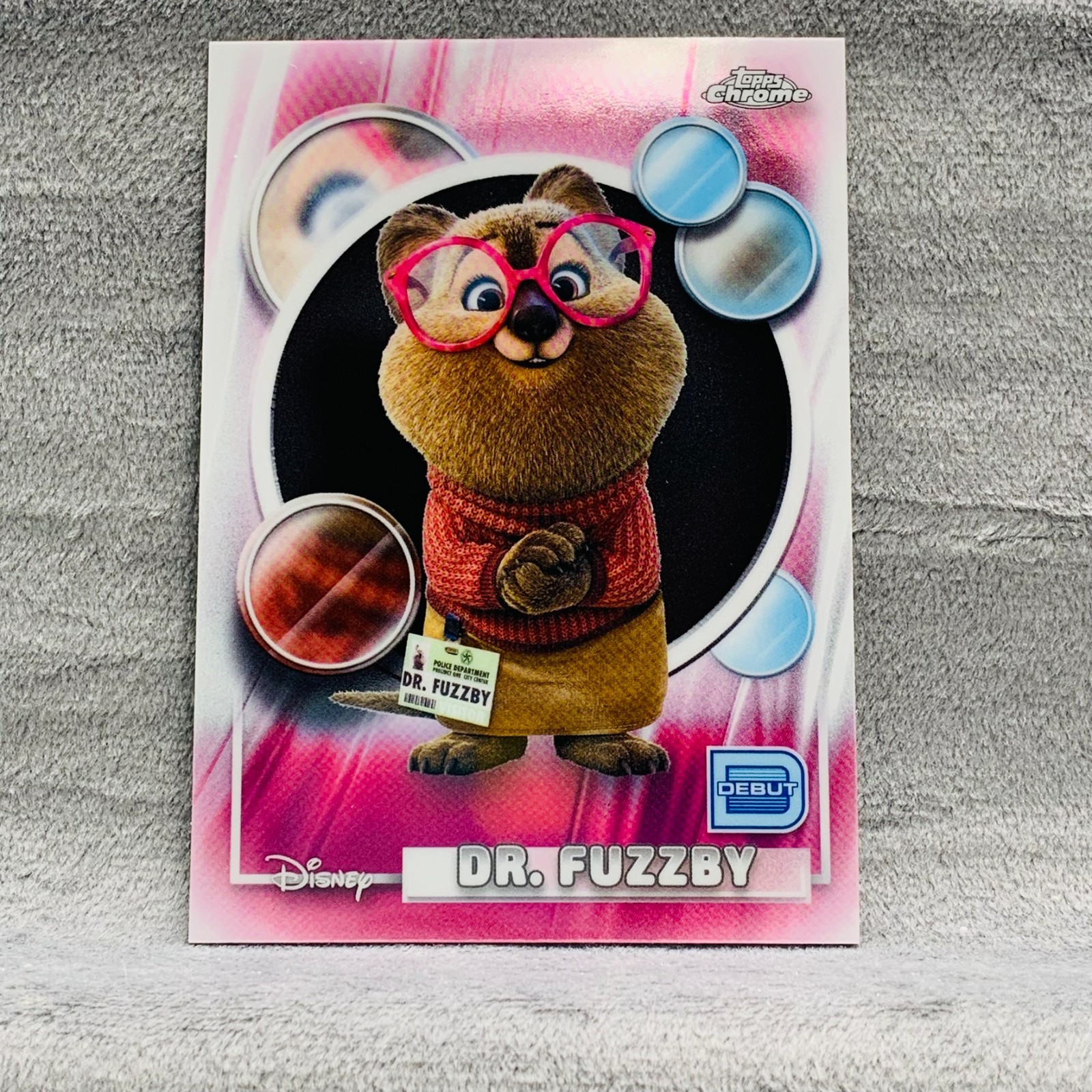 2026 Topps Chrome Disney Debut Card #72 - Dr. Fuzzby