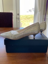 Cole Haan Bradshaw glitter, kitten heel pump,...