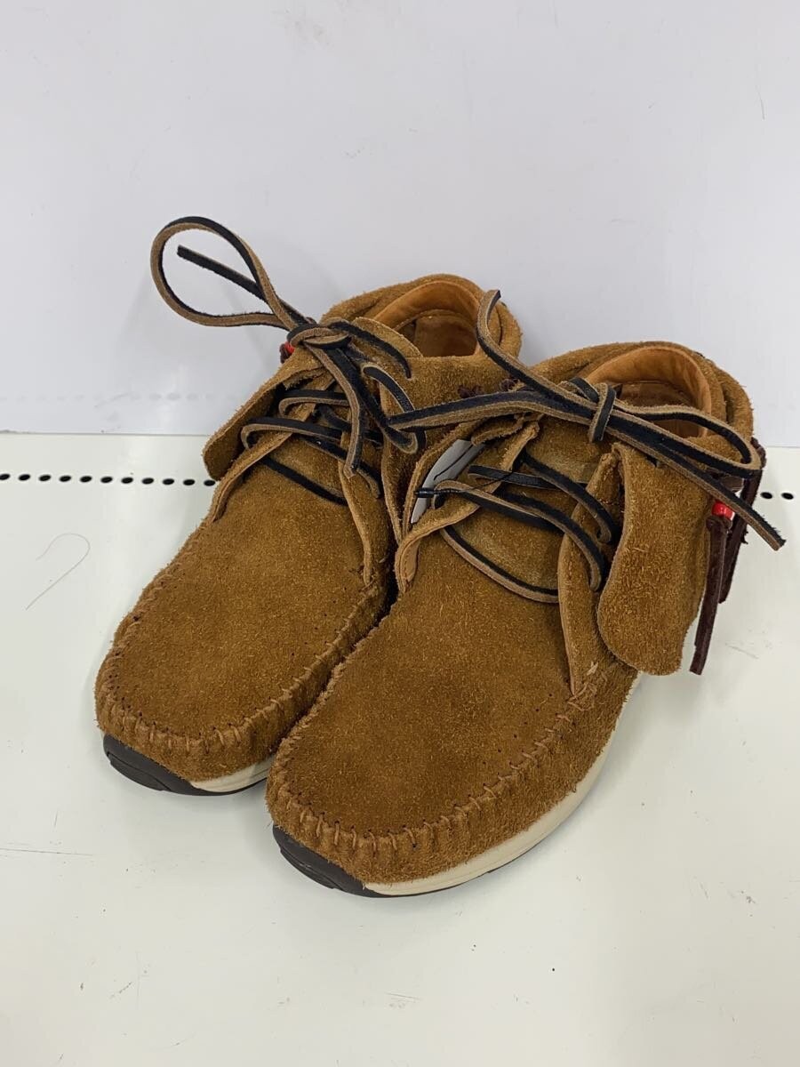 SAOLA visvim USW08 Mocassino Taglio Basso Sneakers Cammello Taglia 26 Suola 26 cm #EH ZHB