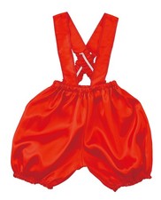 Artec Soft Satin Overalls Pumpkin Pants J Red 15015 Cosplay