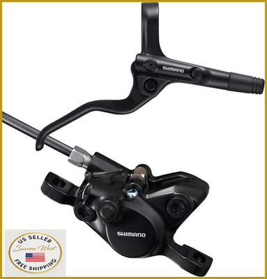 #ad #ad SHIMANO MT201 Disc Brake Set Rear Black 1700mm Mountain Bike Hydraulic $62.70