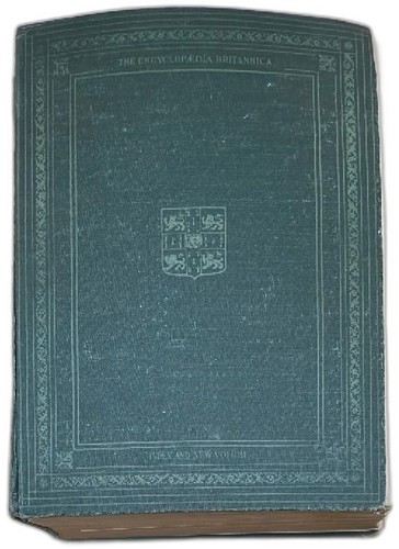 1910 Encyclopaedia Britannica Eleventh Edition Index Vol XXIX Hardcover Vintage