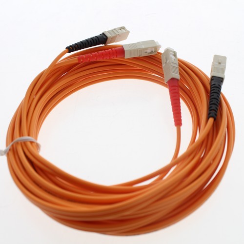 Leviton SCD62-5M Orange 5M 5-Meter Fiber Optic Multi-Mode Connector Cable Wire - Afbeelding 4 van 5