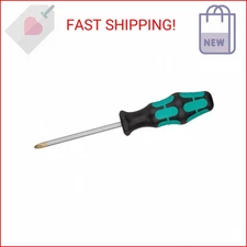 Wera 05008720001 Kraftform Plus 350 PH Phillips Screwdriver, Lasertip, PH 2 Head