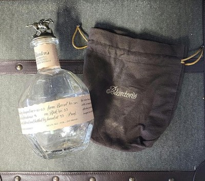 Blanton's Kentucky Bourbon- 750ml Empty Bottle- with Bag- ''N'' Stopper