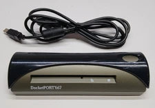 Scanner, DocketPORT 667 Simplex  ID Card Scanner (DP667) No Installation CD