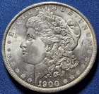 1900-O  BU   MORGAN SILVER DOLLAR