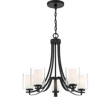 Minka Lavery Parsons Studio Chandelier, 5-Light 500 Total Watts, Sand Coal