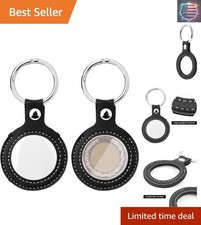 Coin Holder Keychain, 2 Pack Double-Sided Transparent Coin Display Case for A...