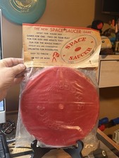 Space saucer frisbee flying disc Ernest Robes Etna new Hampshire 1957 in package