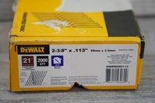 DEWALT DWRHS8D113 21° Round Head Brite Framing Nails 2-3/8" x .113" (2000 Count)