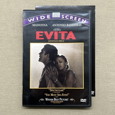 Evita (DVD 1996 + Guide) Biographical Musical Madonna Antonio
