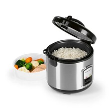 GOURMETmaxx Reiskocher elektrisch Dampfkocher Dampfgarer Multikocher Kochtopf