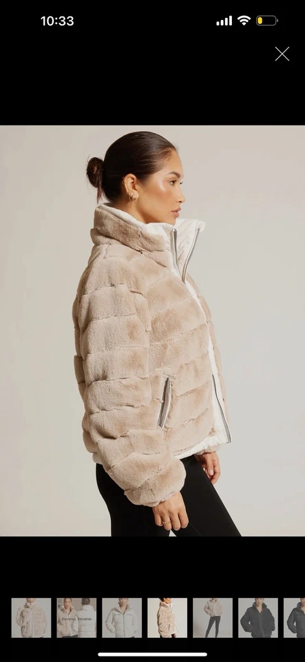 Chaqueta acolchada reversible Blanc Noir Adventurer para mujer L Foto 4 de 4