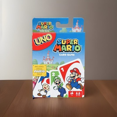 Brand New UNO Card Game ~ 2016 Super Mario Edition Never been open Ships In Box