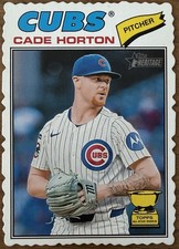 2026 Topps Heritage ~ Cade Horton ~ #396 Deckle Die Cut SP ~ Cubs