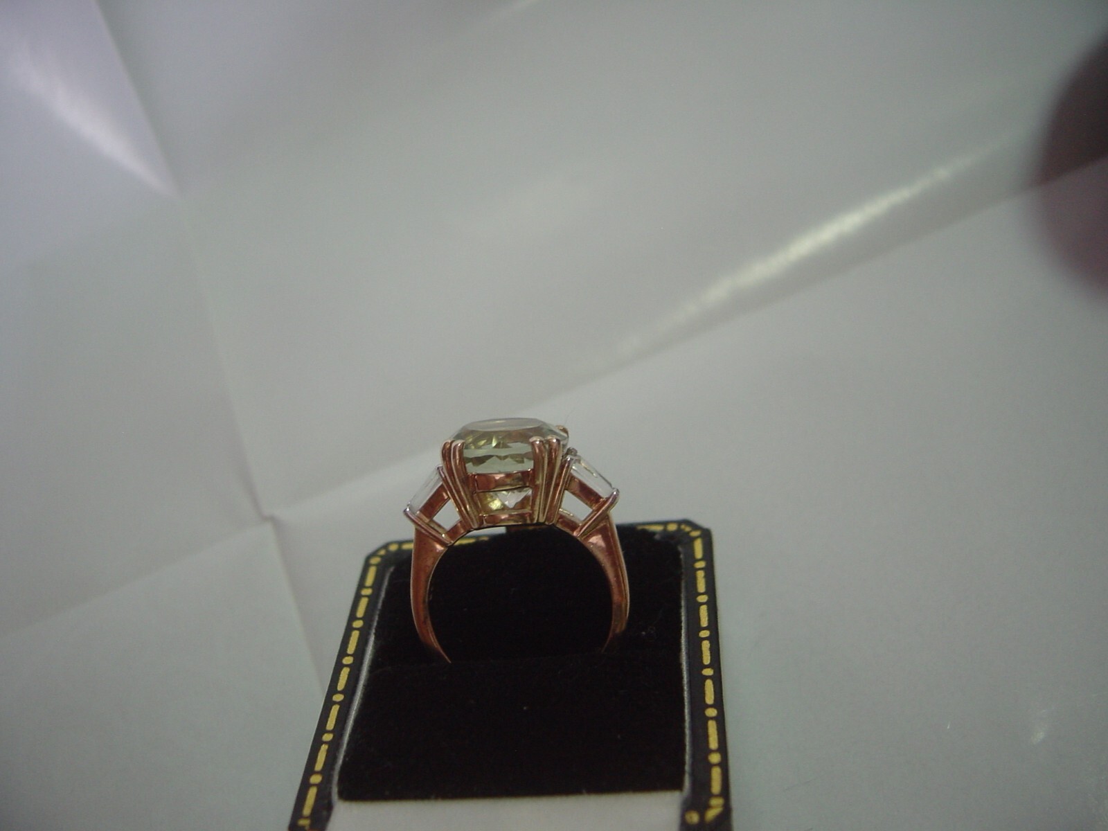 Vintage Solid Silver Ring-Superb genuine natural … - image 12