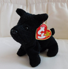 TY 1996 Beanie Baby - Scottie the Black Scottish Terrier  4102 - Perfect - NWT