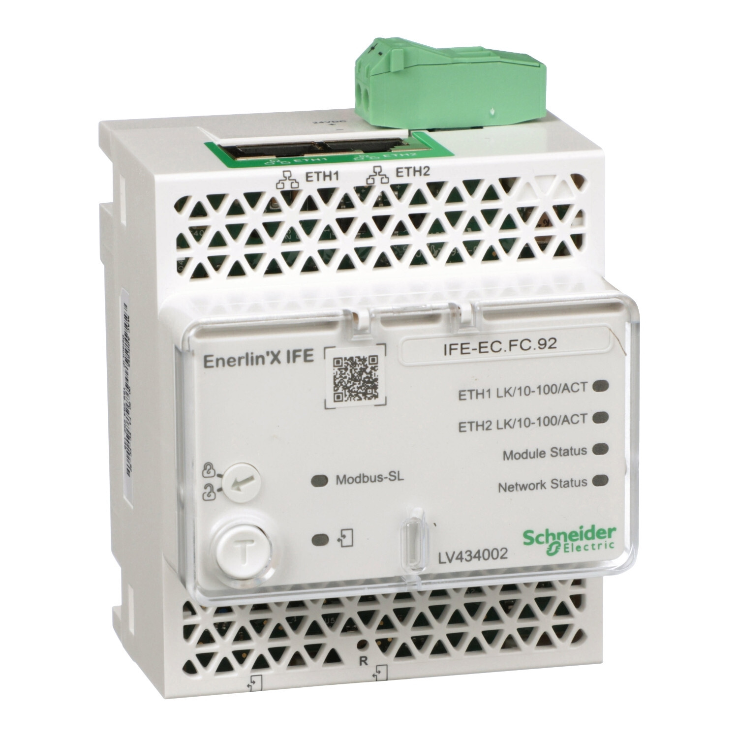 EnerLin'X IFE passerelle Ethernet LV434002 pour connecter et centraliser vos Masterpact sur réseau IP