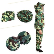 Fashion Jacket Pants Veil Bee Protective Dress Camouflage Beekeeping Suit