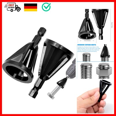 2 Stk Entgratwerkzeug für Außenfasen Metall,Entgrater Werkzeug, Deburring Ext...