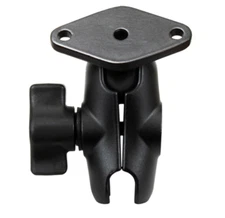 RAM-B-103-A-238U Ram Mounts 1"Diam Ball Short Double Socket Arm w/ Diamond Base