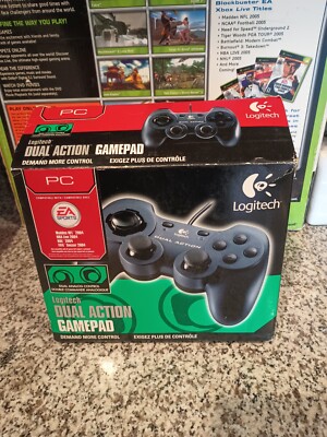 Logitech Dual Action Controller (963292-0403) Gamepad PC/MAC Tested and Working