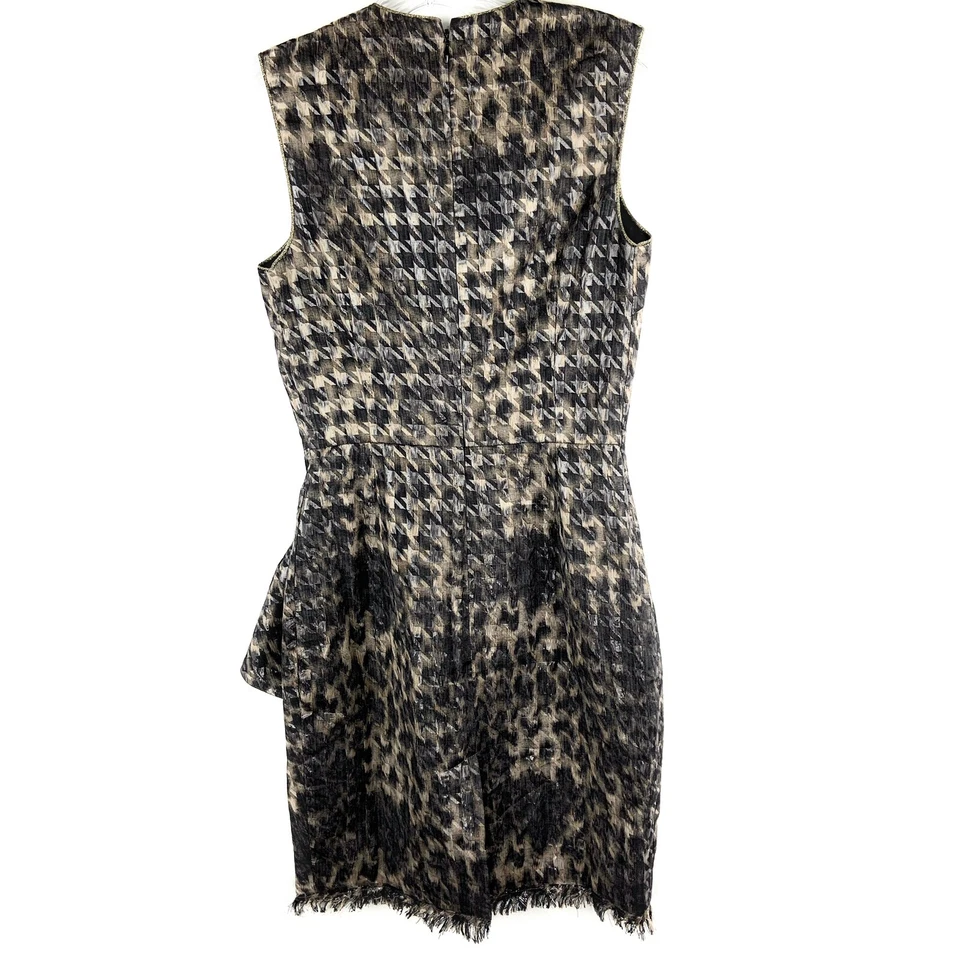 2b Rych платье женщин 0 Серебряный металлический с подкладкой без рукавов оболочка вечеринки коктейль - Изображение 2 из 4