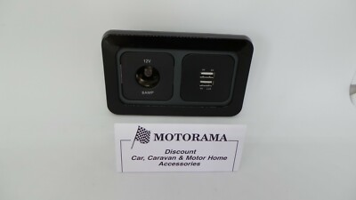 WOHNWAGEN/WOHNMOBIL C-LINE/CBE TWIN USB STECKDOSE 5 VOLT 1,5 AMP & 1X 12 VOLT STECKDOSE