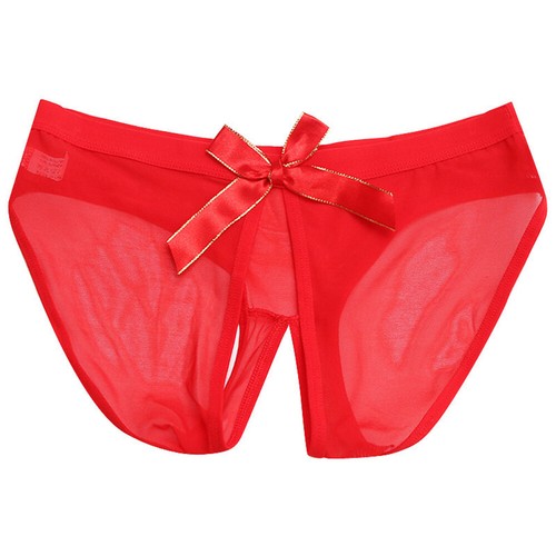Women Sexy Open Crotch Panties Briefs Crotchless Lingeries Underwear Knickers - Picture 3 of 28