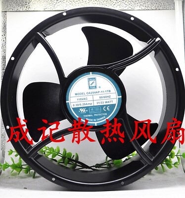 OA254AP-11-1TB AC115V 0.30A/0.29A 31W/33W 25489 Metal Cooling Fan