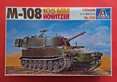 1:35 Italeri 238, M-108 105 mm HOWITZER