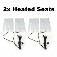 82-91 e30 BMW Carbon Fiber Heated Seat Kit Warmer for Back-Fast Heating