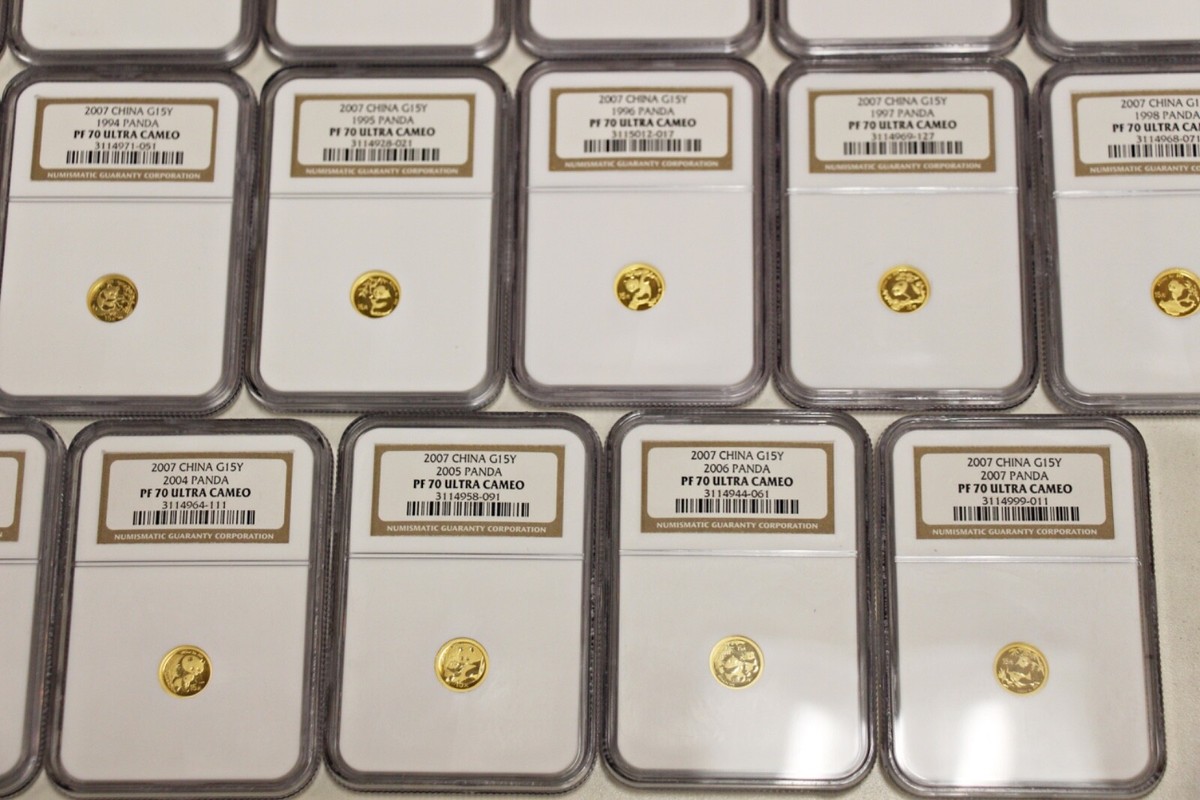 中国熊猫金市発行銀貨25枚セット