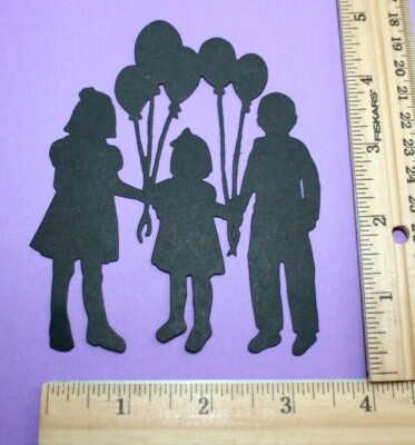 5 BIRTHDAY cardstock paper die cut embellishments scrapbook / card ...