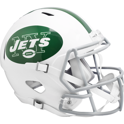 american football helmet full size BUFFALO BILLS 2025 NFL RIVALRIES ONFIELD ALTERNATE RIDDELL SPEED REPLICA field designs NEW YORK JETS NFL Riddell